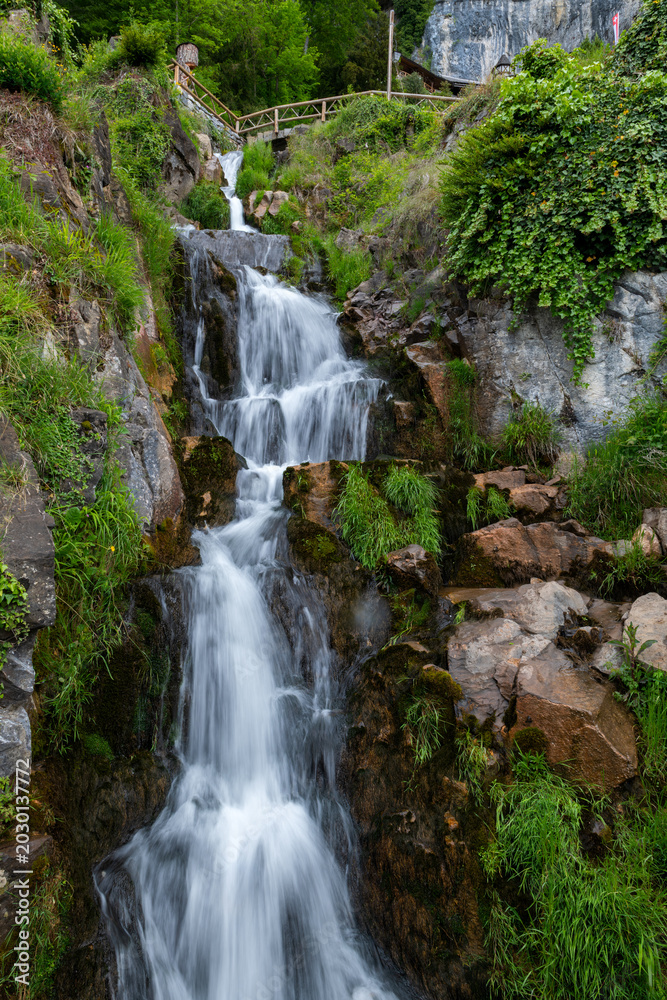 Fototapeta premium St. Beatus Waterfall in Switzerland