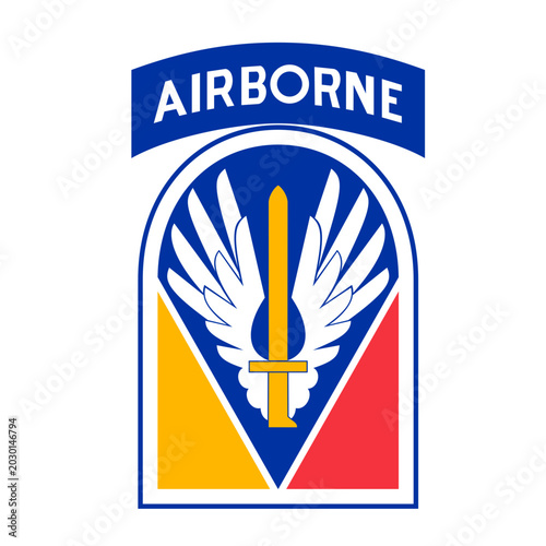 Retro style illustration of badge emblem insignia of JTRC or Joint Readiness Training Center and Joint Readiness Training Center Operations Group shoulder sleeve insignia on isolated background done i