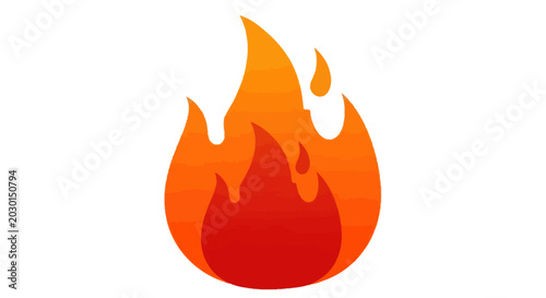 Foto Flame Fire Burning Orange Red.