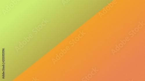 Tablou pe pânză Gradients of green and orange in abstract design