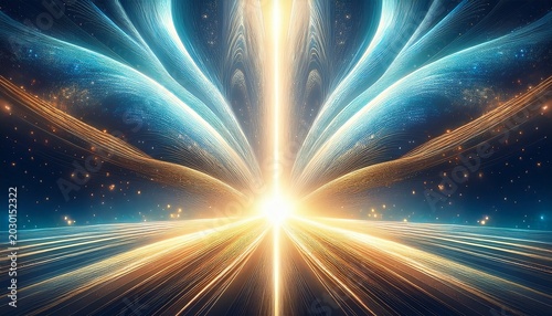 abstract heavenly background light from heaven revelation concept