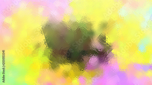 Photos Abstract colorful background with textured brush strokes in shades of yellow pin
