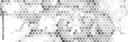 Hexagonal pattern cyberspace green background. Hexagon Grid tech pattern. Eps 10