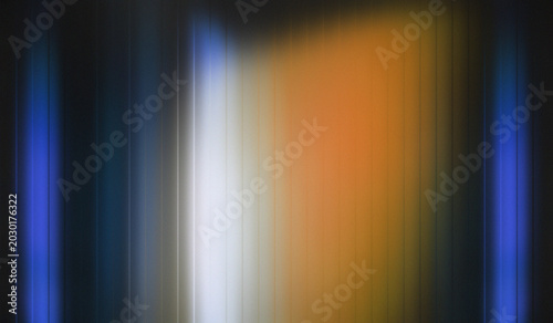 Warm amber, gold, and orange hues emerge like pillars of light on the left and center, with the aesthetic of light leaks on old film or vertical motion blur. The light glow is isolated in bold vertica