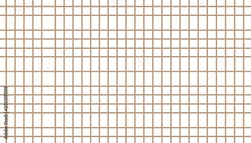 A simple, repeating pattern of beige lines forming a grid on a white background, creating a minimalist effect
