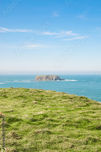 Cliffs in Norther Ireland Causeway coastal route