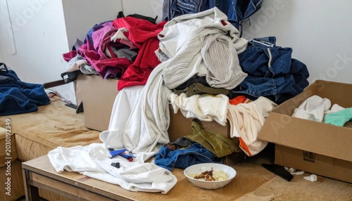 A Pile Of Dirty Clothes