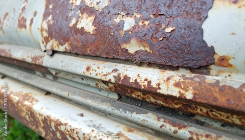 Rust On The Side Of A Truck