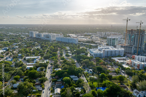 Billede på lærred miami, florida coconut grove