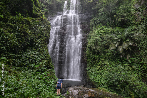 Landscape View Of Yueimei Keng Waterfall And Deziko River At Jiaosi, Yilan, Taiwan