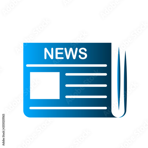 Newspaper icon design template