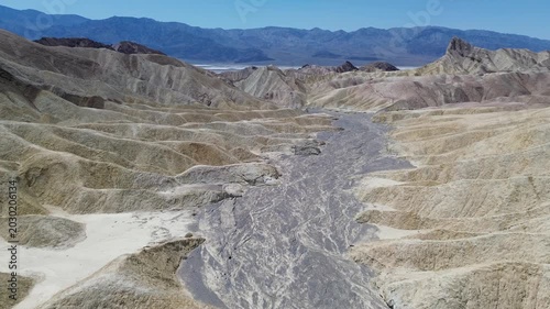 Dry river in Zabriskie Point - Death Valley National Park, California