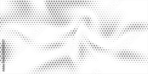 Canvastavla Black and white abstract geometric pattern with halftone effect for sporty background