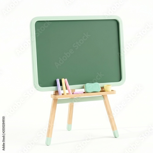 blackboard with chalk