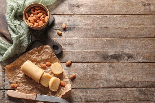 Homemade almond marzipan or...