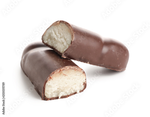 Pieces of tasty marzipan ca...