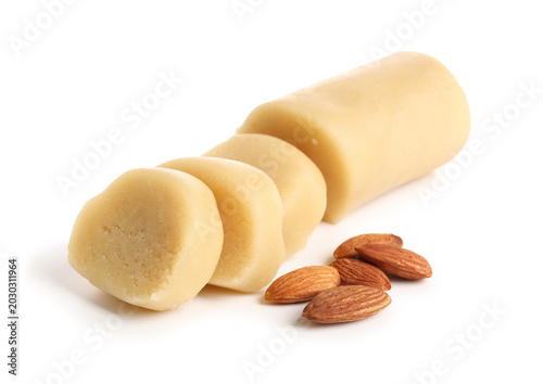 Pieces of tasty marzipan ca...
