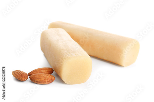 Pieces of tasty marzipan ca...