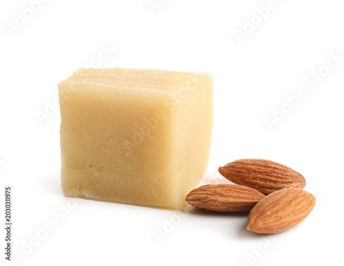 Piece of tasty marzipan and...