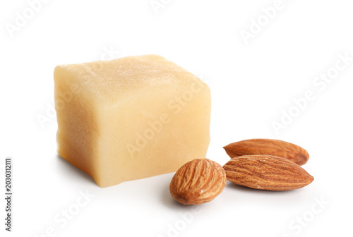 Piece of tasty marzipan and...