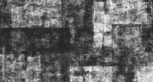 Abstract distressed halftone dot texture overlay for graphic design