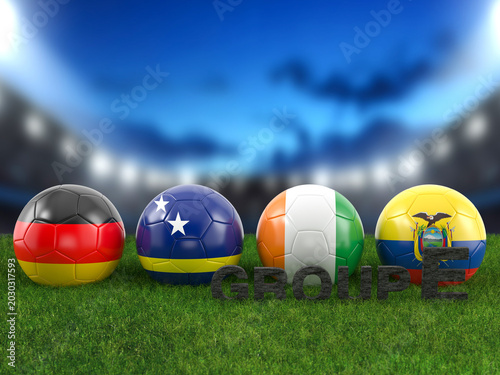 Soccer world cup group E