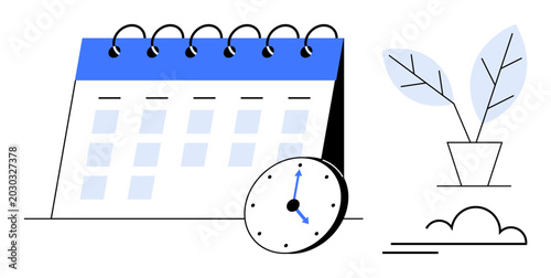 Obraz na płótnie Time management, productivity, organization, scheduling, planning, work-life balance