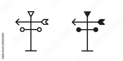 Bild auf Leinwand Veleta icon for ui app design and web designs