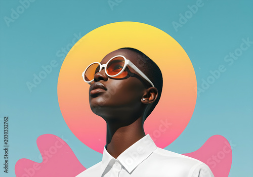 vector illustration of a woman
