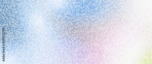 Abstract silver sequin disco ball wall with mirror squares, glitter shine and luxury disco party look.