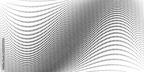 Konstfotografi Basic halftone dots effect in black and white color