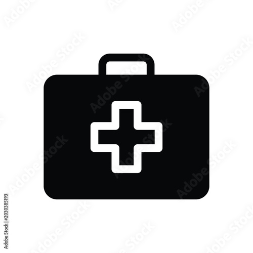 first aid solid icon vector design good for web or mobile app