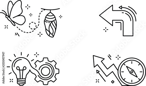 Photos Business transformation direction strategic innovation and growth navigation lin