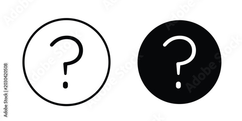 Bild auf Leinwand Help icon for graphic and web