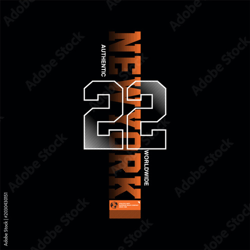 new york 22 authentic worldwide simple vintage fashion