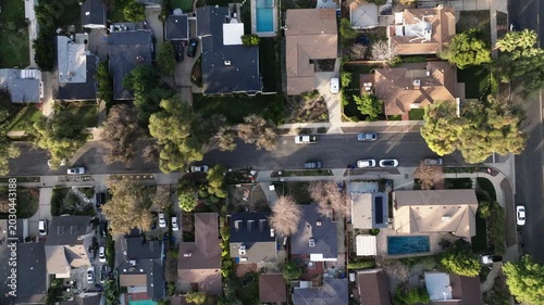 Woodland Hills Neighbourhood San Fernando Valley Los Angeles Aerial 
