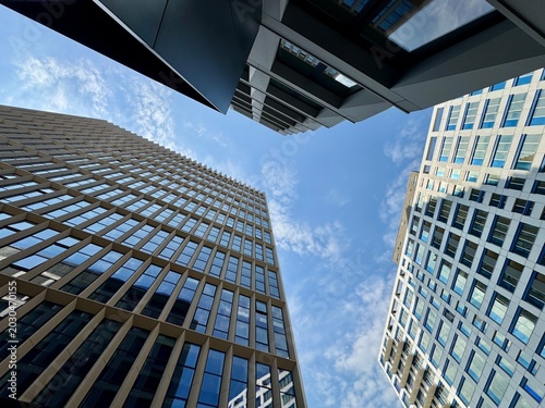 Canvas Print Russia, Moscow May 21, 2026 new business center buildings on a warm sunny day