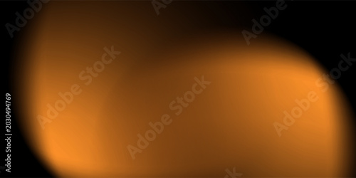 Fotografie Spooky Halloween banner background with blurred orange moon and creepy hand-drawn lettering