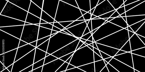 Foto Chaotic abstract pattern featuring straight line texture in random geometry, a chaotic straight line graphic full of modern chaos