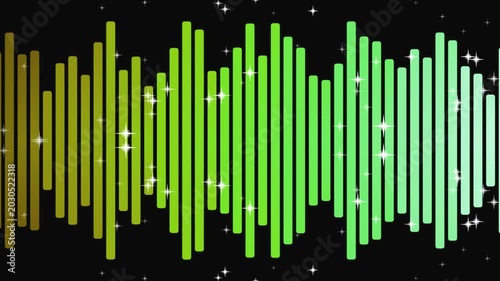 Abstract Graphic Equalizer.