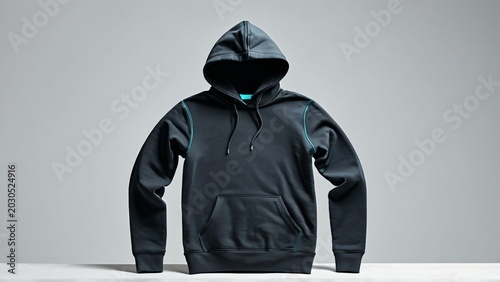 Folded Performance Hoodie on Neutral Surface