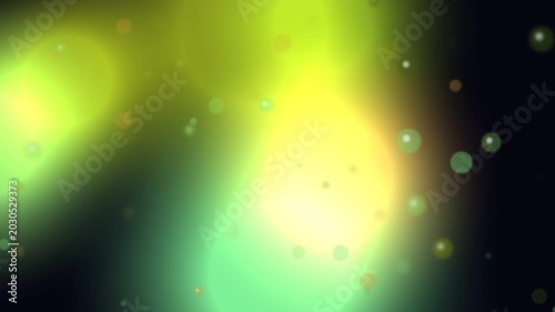 Abstract Green and Yellow.