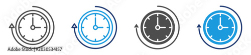 Canvastavla durations multiple style icon set