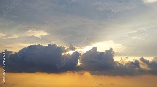 sun flare, sunset sky, photo of a clear sky in the morning, and the sunrise and beautiful white clouds