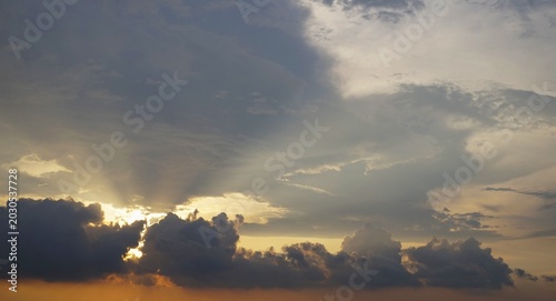 sun flare, sunset sky, photo of a clear sky in the morning, and the sunrise and beautiful white clouds