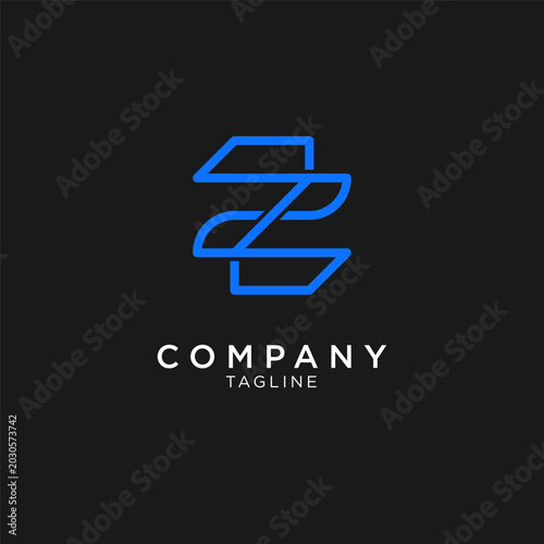 Creative letter Z logo design vector. Letter Z logo design template. Monogram Z logo icon
