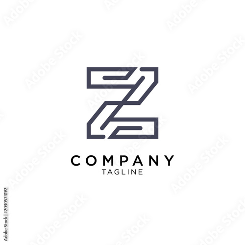 Creative letter Z logo design vector. Letter Z logo design template. Monogram Z logo icon