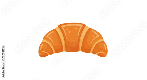 Foto Croissant pastry bread food item.