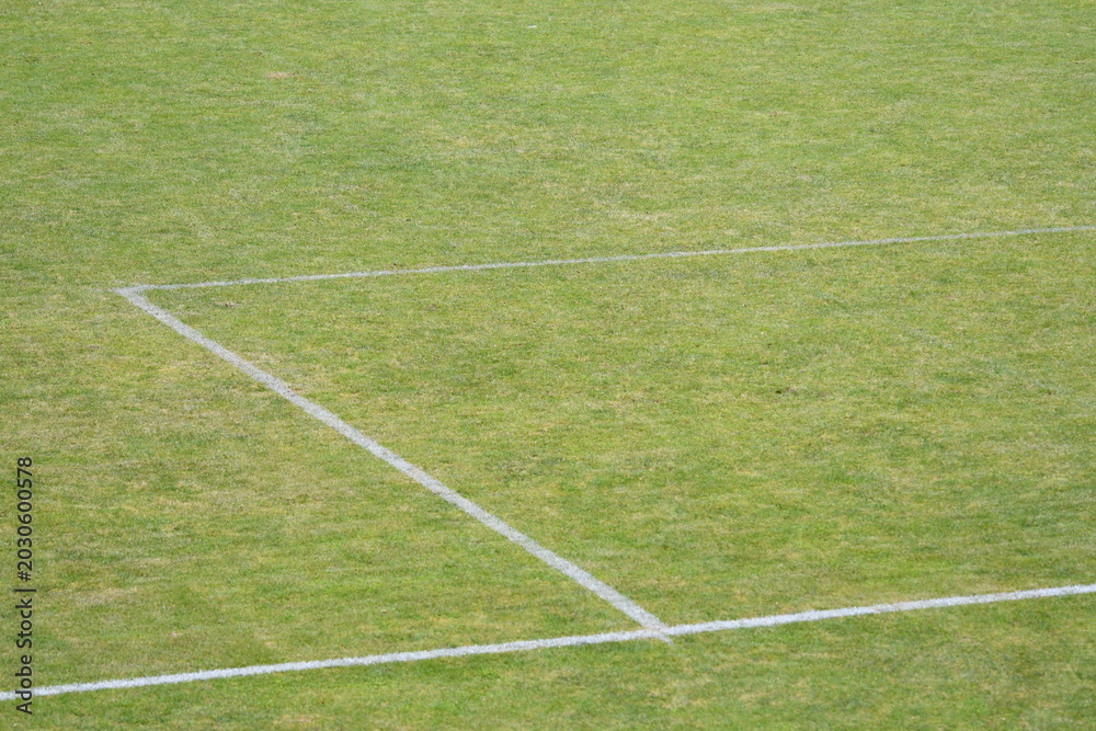 Obraz premium Linhas de campo de futebol