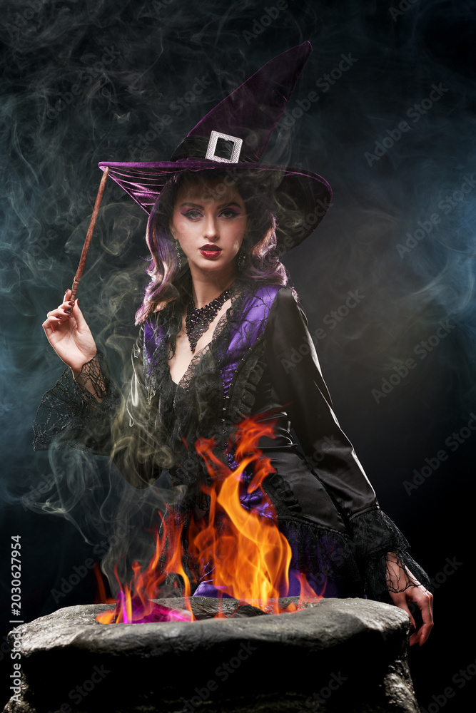 Fototapeta premium Mystic Flame Spell